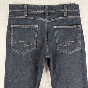 Silver Jeans Men's Sz 32x34 (Fits 33x33.5) Slim Authentic Straight Leg Blue